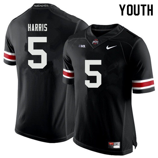 Ohio State Buckeyes #5 Jaylen Harris Youth High School Jersey Black